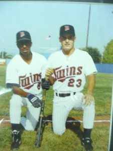 Dan with teammate and former NY Yankee, Enrique Wilson